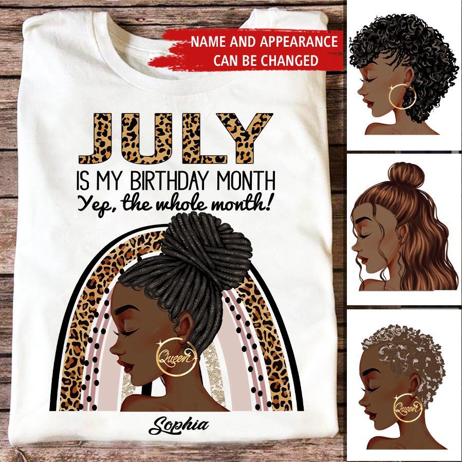 July Birthday Shirt, Custom Birthday Shirt, Queens Born In July, July Birthday Shirts For Woman, July Birthday Gifts