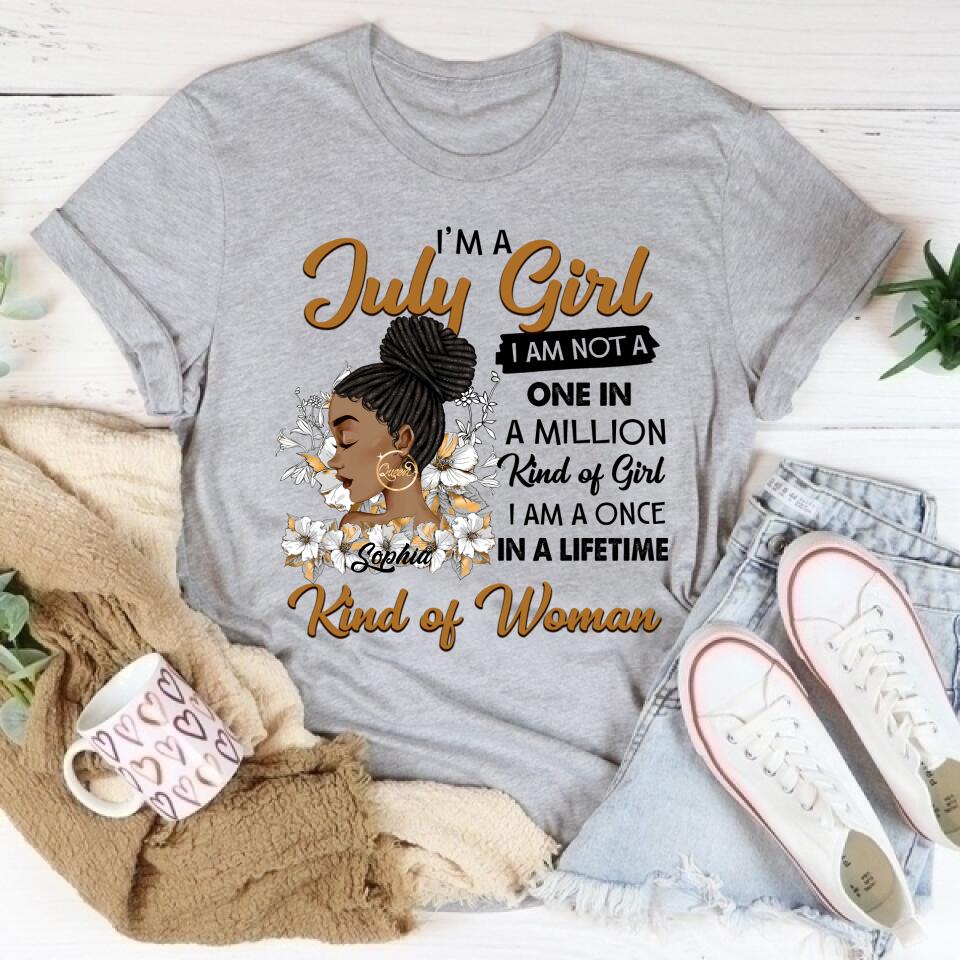 July Birthday Shirt, Custom Birthday Shirt, Queens Born In July, July Birthday Shirts For Woman, July Birthday Gifts