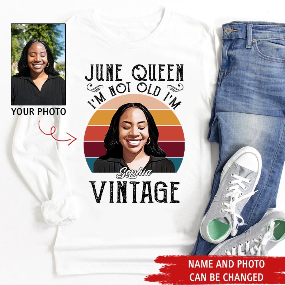 June Birthday Shirt, Custom Birthday Shirt, Queens Born In June, June Birthday Shirts For Woman, June Birthday Gifts