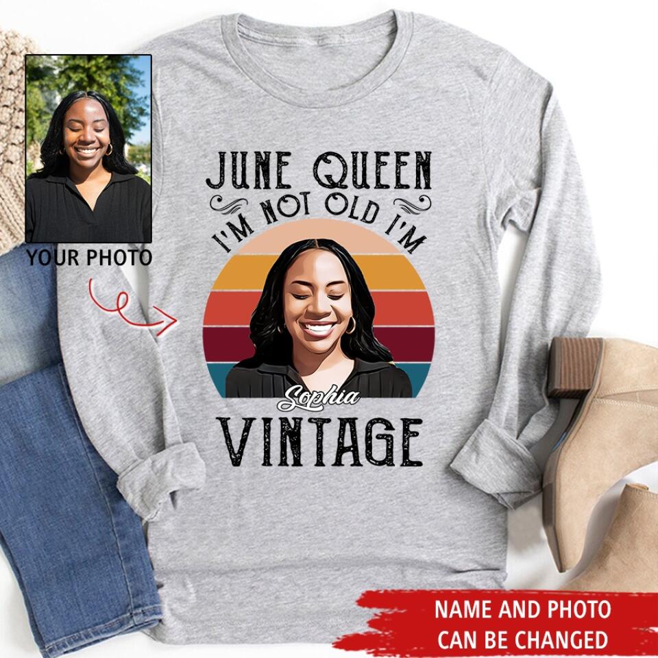 June Birthday Shirt, Custom Birthday Shirt, Queens Born In June, June Birthday Shirts For Woman, June Birthday Gifts