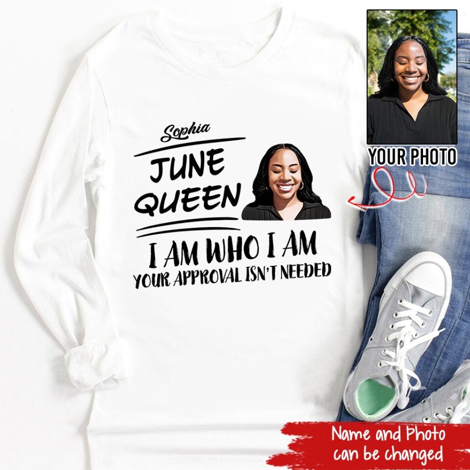 June Birthday Shirt, Custom Birthday Shirt, Queens Born In June, June Birthday Shirts For Woman, June Birthday Gifts