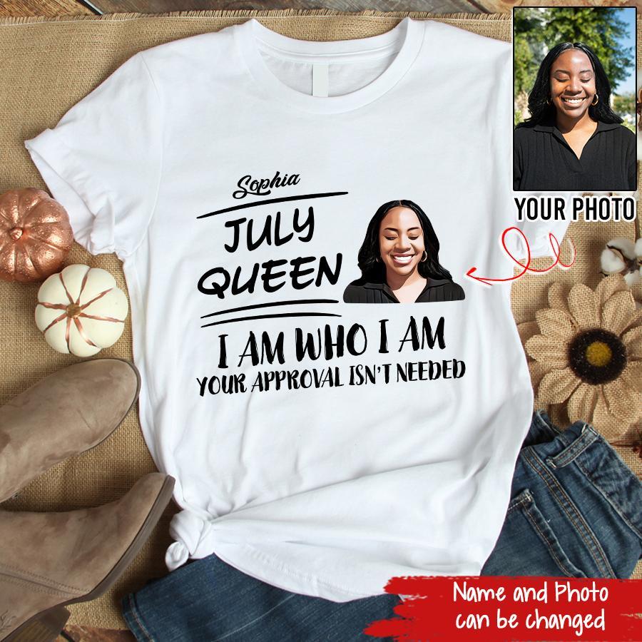 July Birthday Shirt, Custom Birthday Shirt, Queens Born In July, July Birthday Shirts For Woman, July Birthday Gifts