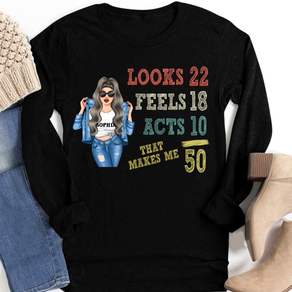 50th Birthday Shirts, Custom Birthday Shirts, Turning 50 Shirt, Gifts For Women Turning 50, 50 And Fabulous Shirt, 1973 Shirt
