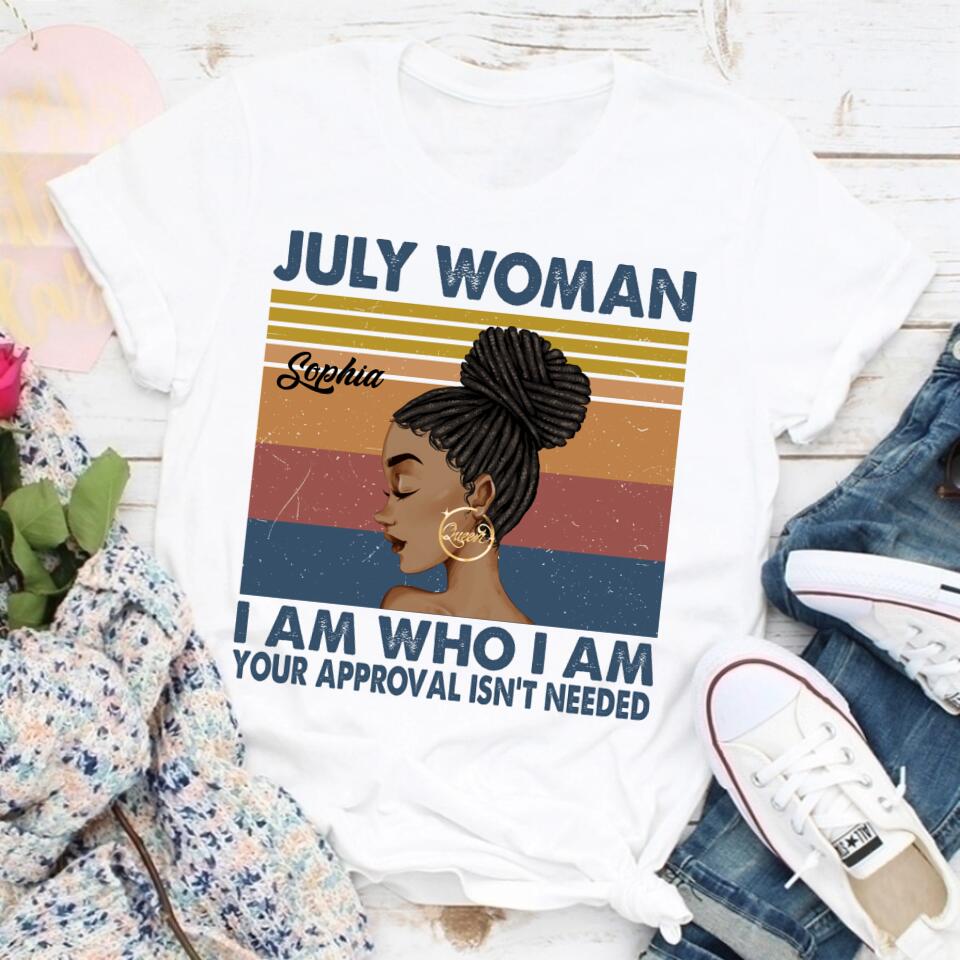 July Birthday Shirt, Custom Birthday Shirt, Queens Born In July, July Birthday Gifts, July Shirts For Woman