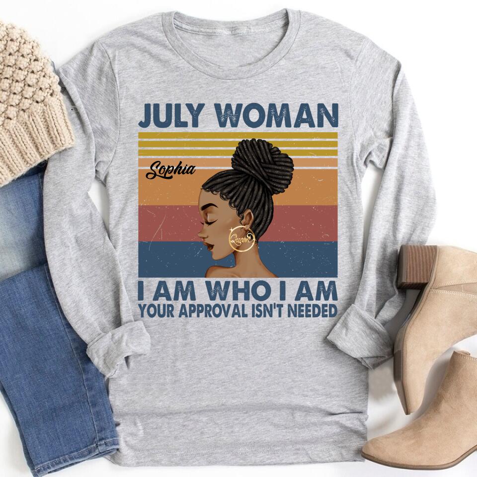 July Birthday Shirt, Custom Birthday Shirt, Queens Born In July, July Birthday Gifts, July Shirts For Woman