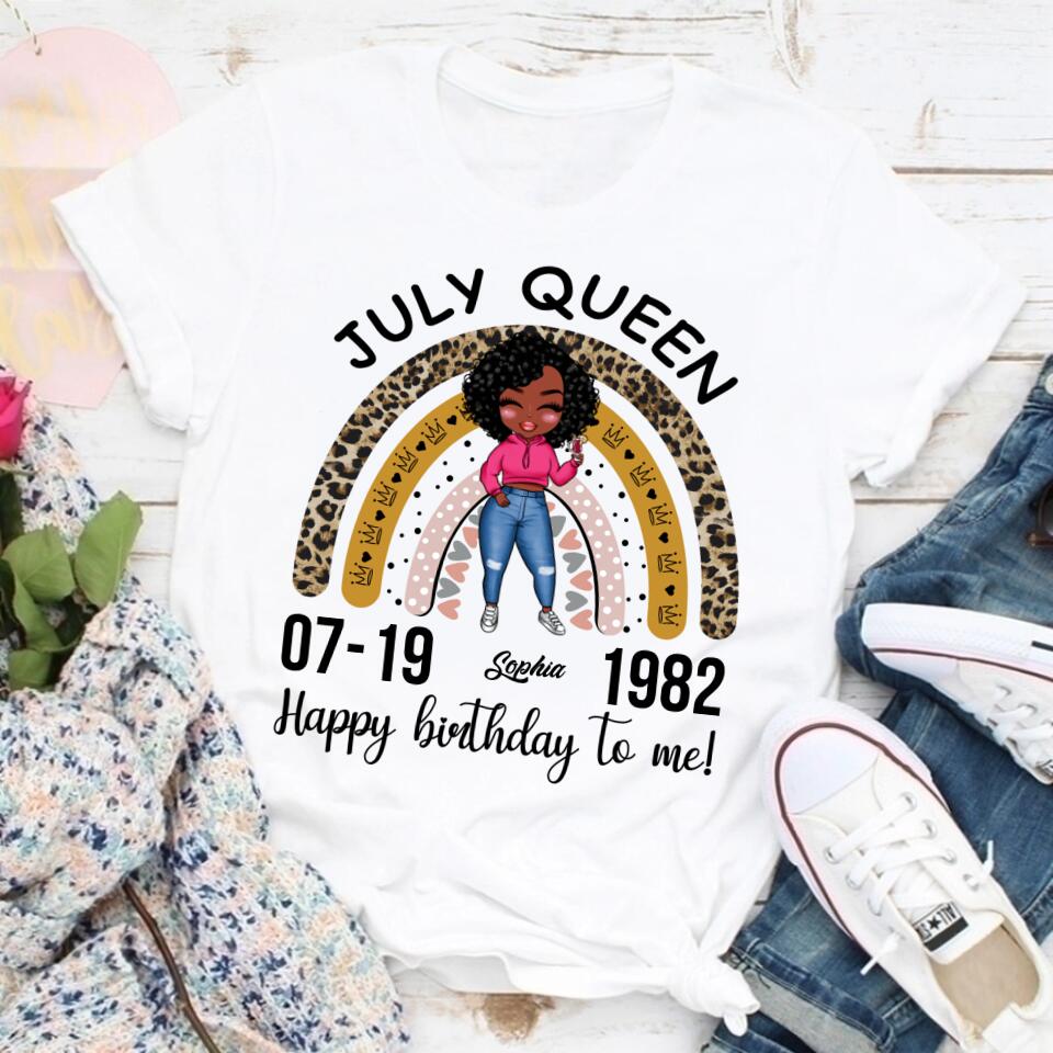 July Birthday Shirt, Custom Birthday Shirt, Queens Born In July, July Birthday Gifts, July Shirts For Woman