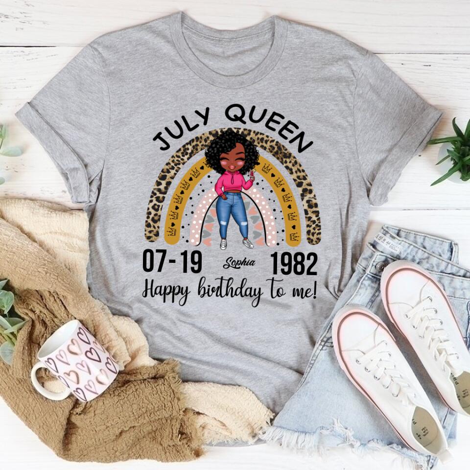 July Birthday Shirt, Custom Birthday Shirt, Queens Born In July, July Birthday Gifts, July Shirts For Woman