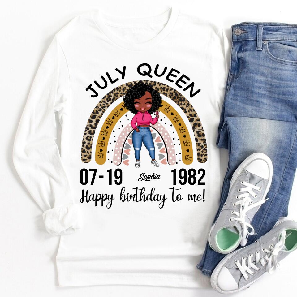 July Birthday Shirt, Custom Birthday Shirt, Queens Born In July, July Birthday Gifts, July Shirts For Woman