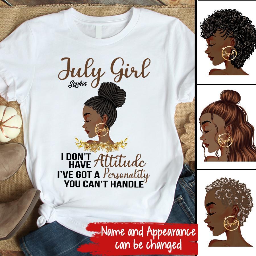 July Birthday Shirt, Custom Birthday Shirt, Queens Born In July, July Birthday Gifts, July Shirts For Woman