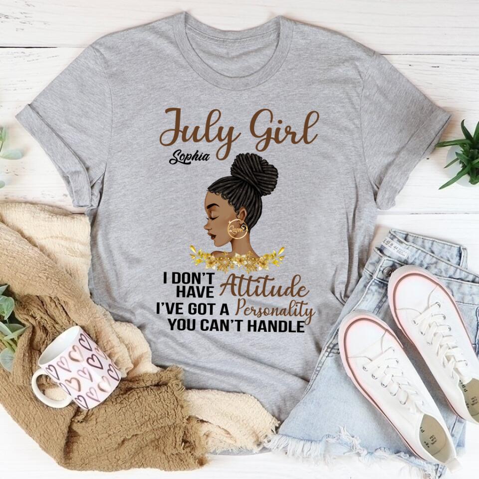 July Birthday Shirt, Custom Birthday Shirt, Queens Born In July, July Birthday Gifts, July Shirts For Woman