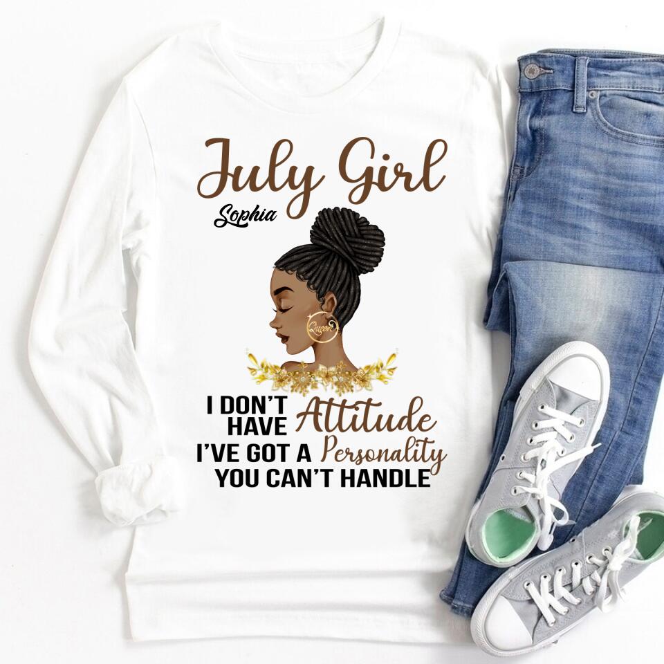 July Birthday Shirt, Custom Birthday Shirt, Queens Born In July, July Birthday Gifts, July Shirts For Woman