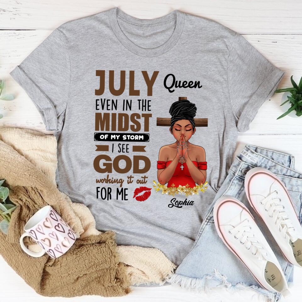 July Birthday Shirt, Custom Birthday Shirt, Queens Born In July, July Birthday Gifts, July Shirts For Woman