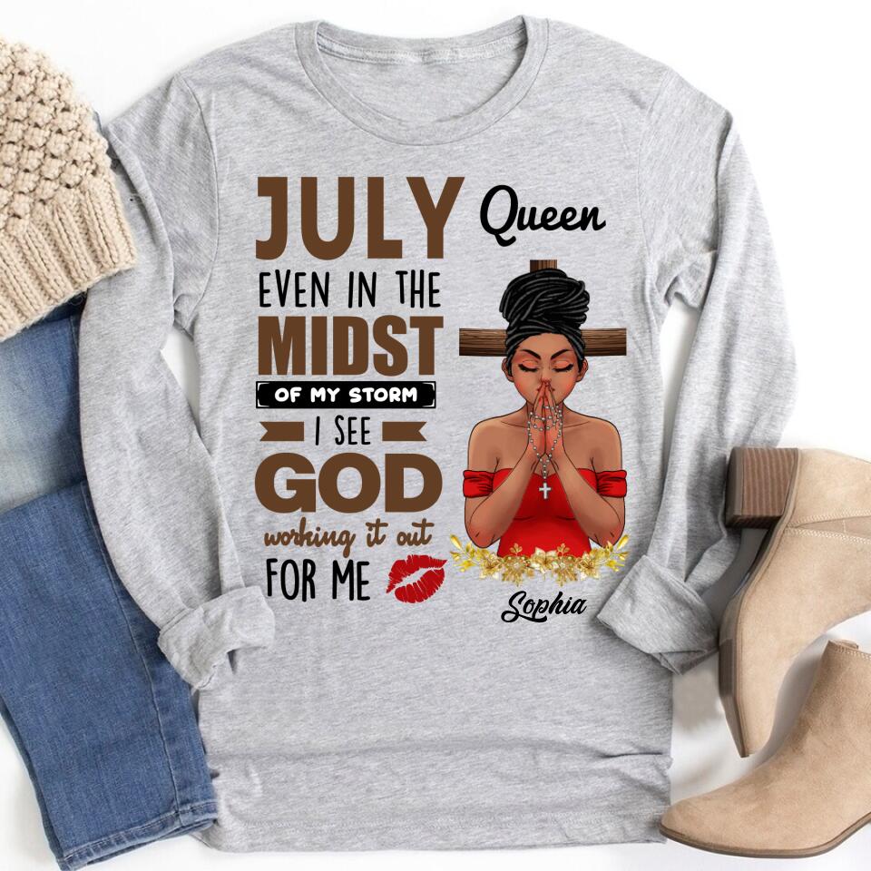 July Birthday Shirt, Custom Birthday Shirt, Queens Born In July, July Birthday Gifts, July Shirts For Woman