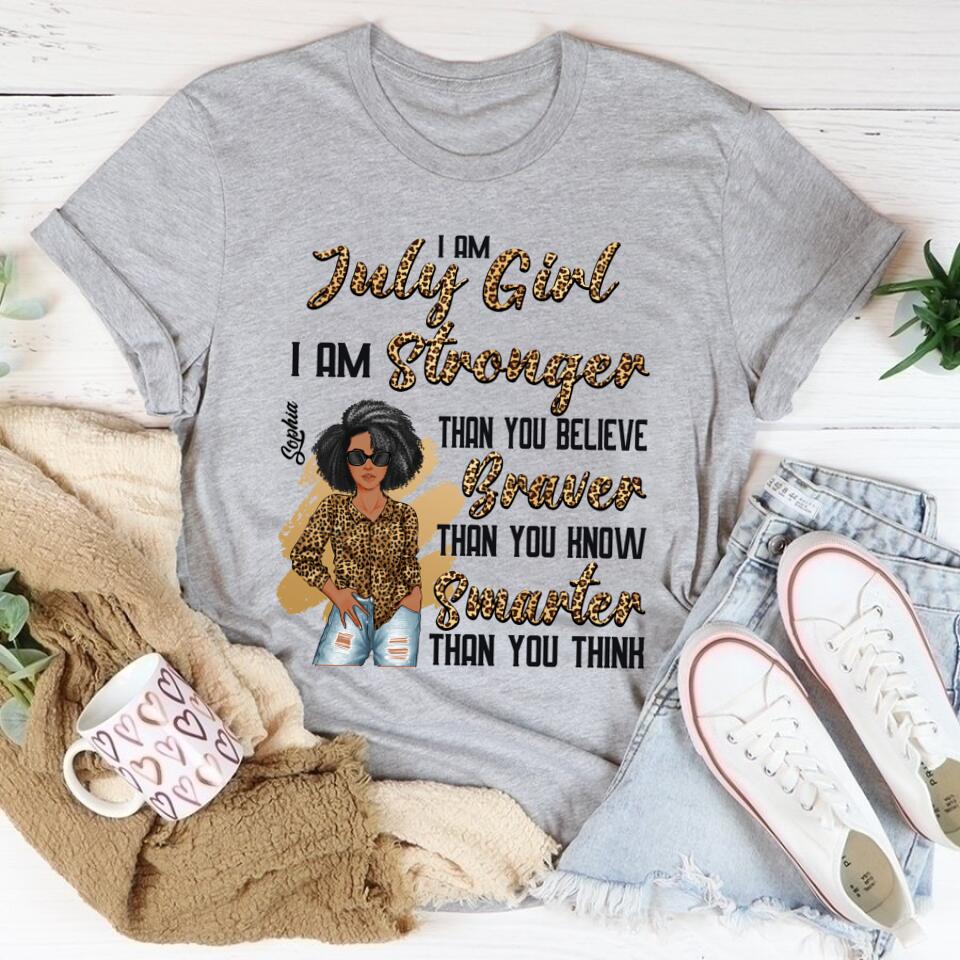 July Birthday Shirt, Custom Birthday Shirt, Queens Born In July, July Birthday Gifts, July Shirts For Woman