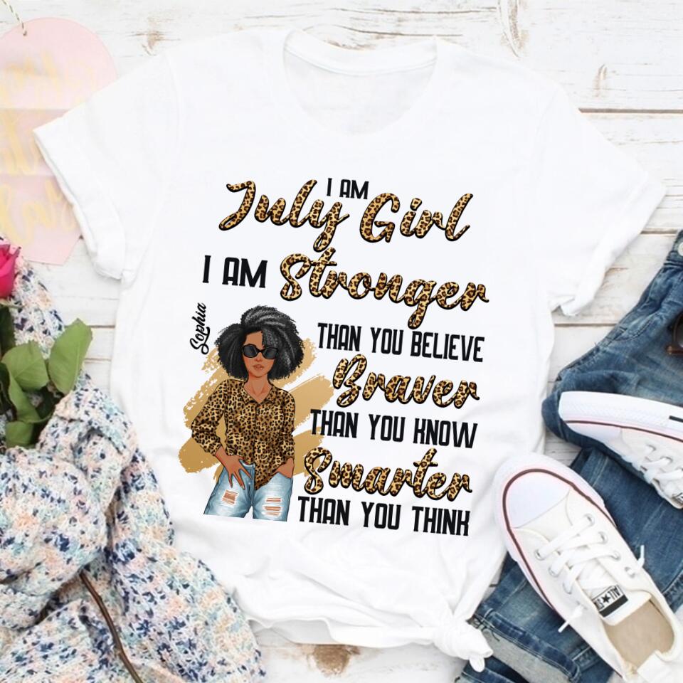 July Birthday Shirt, Custom Birthday Shirt, Queens Born In July, July Birthday Gifts, July Shirts For Woman