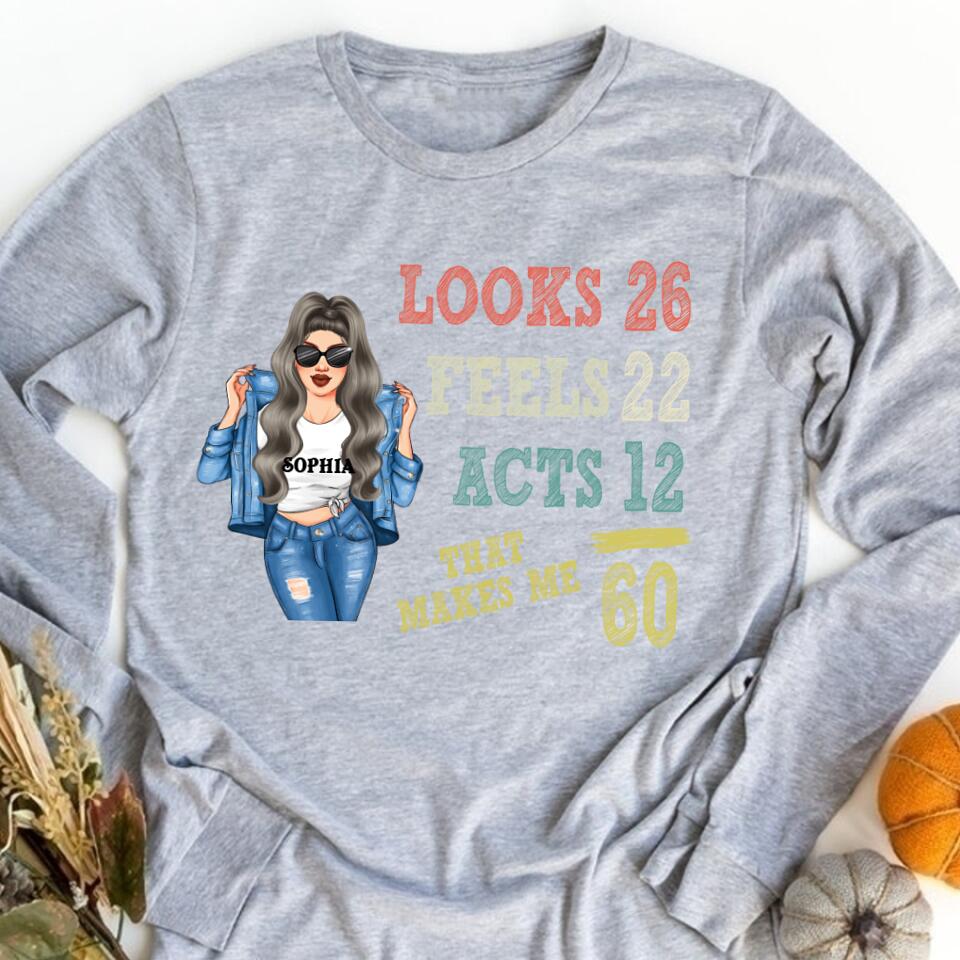 60th Birthday Shirts, Custom Birthday Shirts, Turning 60 Shirt, Gifts For Women Turning 60, 60 And Fabulous Shirt, 1963 Shirt