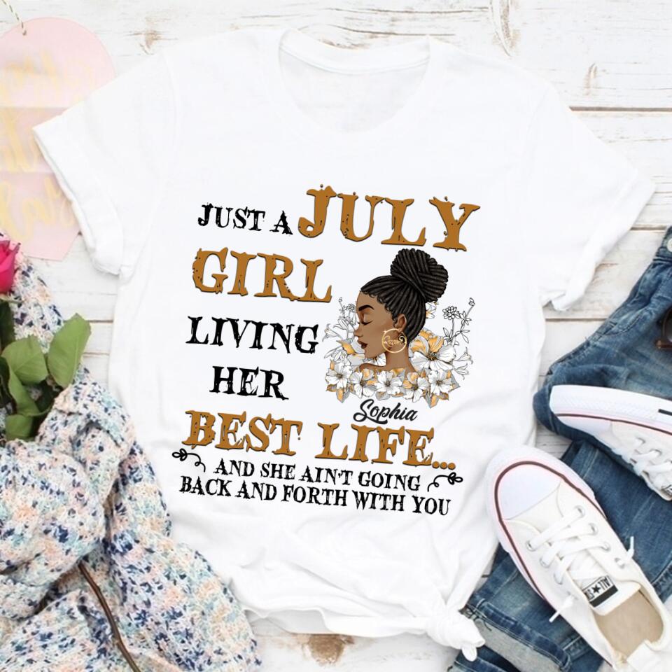July Birthday Shirt, Custom Birthday Shirt, Queens Born In July, July Birthday Gifts, July Shirts For Woman