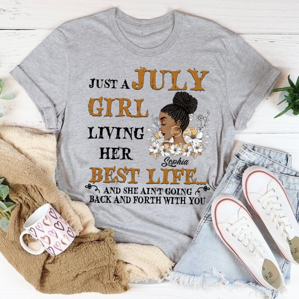 July Birthday Shirt, Custom Birthday Shirt, Queens Born In July, July Birthday Gifts, July Shirts For Woman
