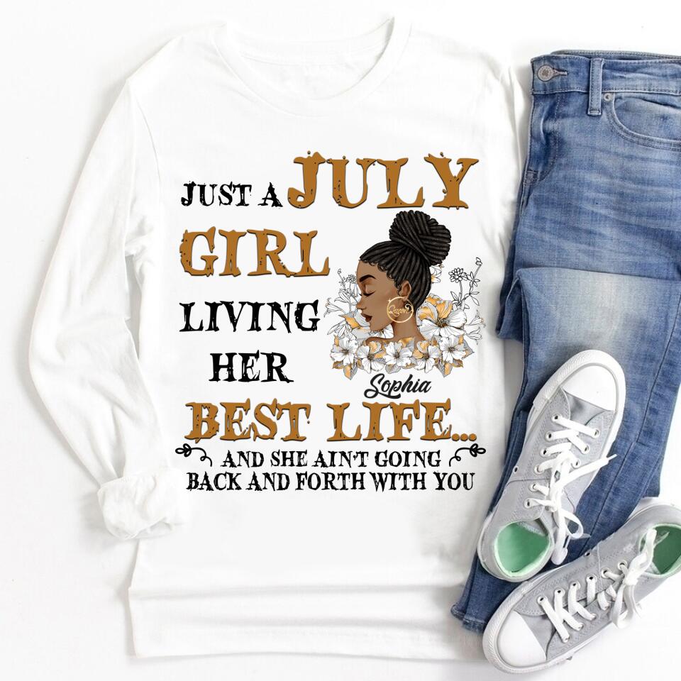 July Birthday Shirt, Custom Birthday Shirt, Queens Born In July, July Birthday Gifts, July Shirts For Woman