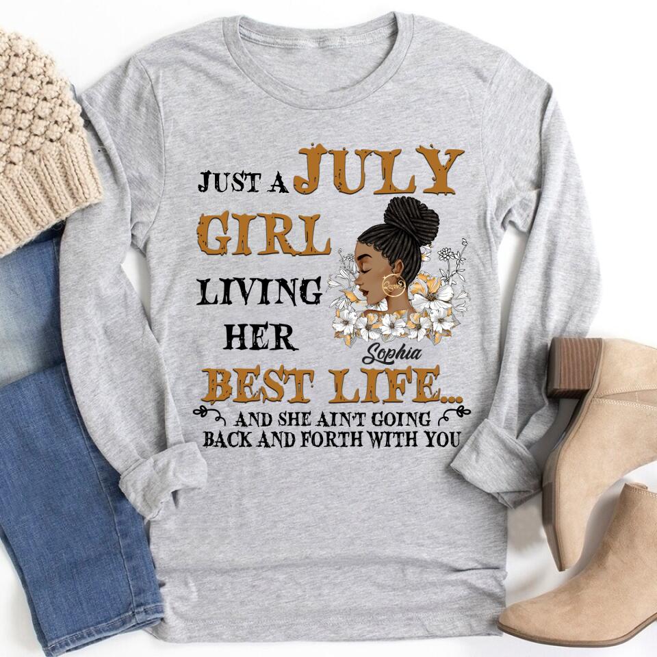 July Birthday Shirt, Custom Birthday Shirt, Queens Born In July, July Birthday Gifts, July Shirts For Woman