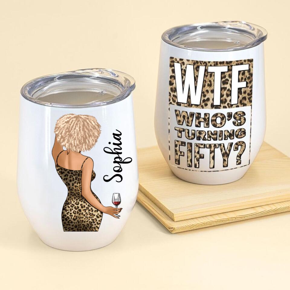 Personalized 50th Birthday Gifts, Personalized Wine Tumbler - 1972 50th Birthday Wine Tumbler, 50th Gift Ideas For Her