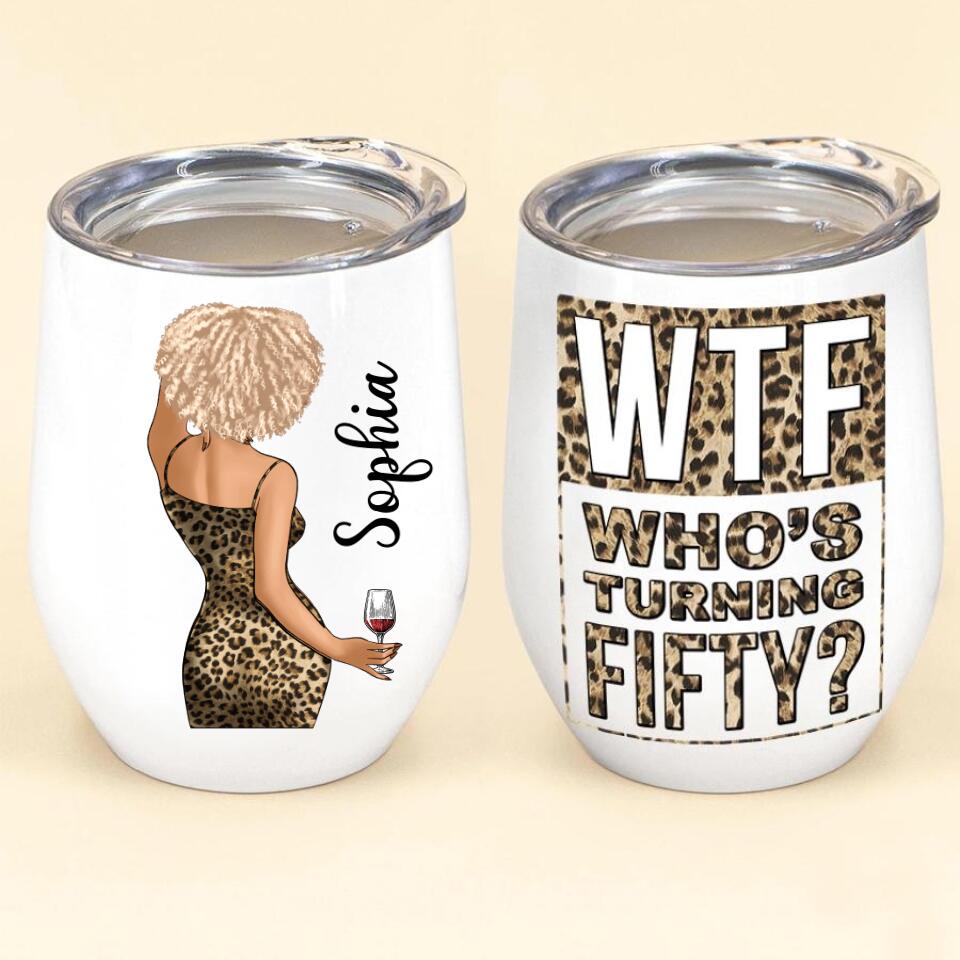 Personalized 50th Birthday Gifts, Personalized Wine Tumbler - 1972 50th Birthday Wine Tumbler, 50th Gift Ideas For Her