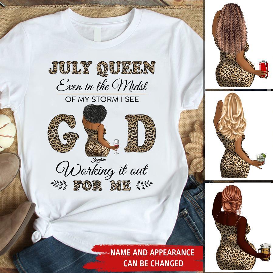 July Birthday Shirt, Custom Birthday Shirt, Queens Born In July, July Birthday Gifts, July Shirts For Woman