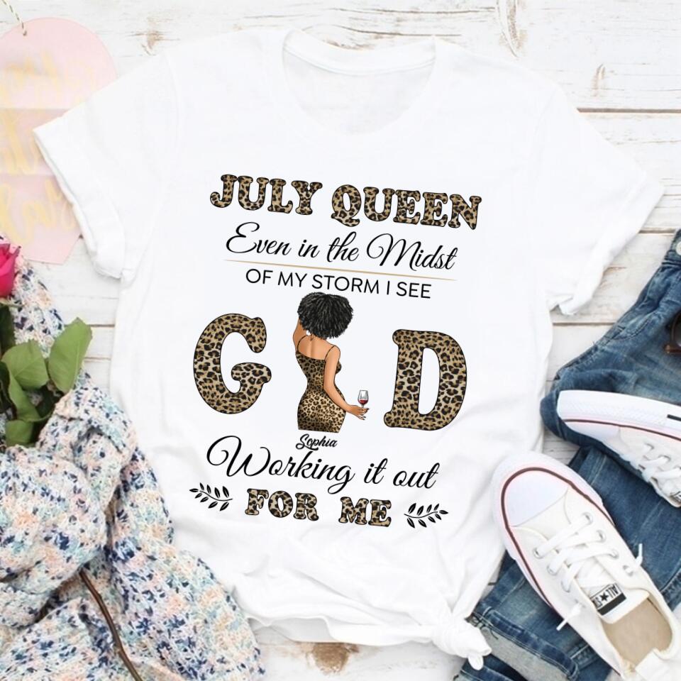 July Birthday Shirt, Custom Birthday Shirt, Queens Born In July, July Birthday Gifts, July Shirts For Woman