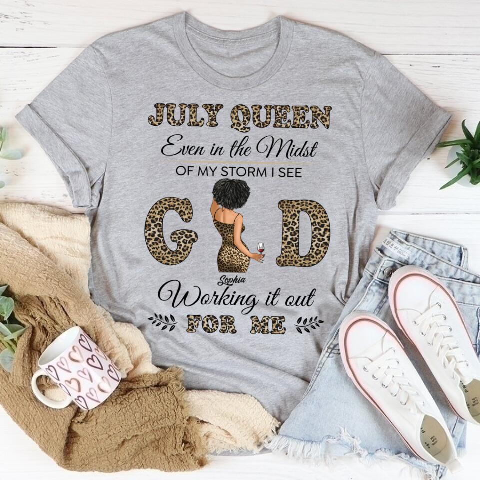 July Birthday Shirt, Custom Birthday Shirt, Queens Born In July, July Birthday Gifts, July Shirts For Woman