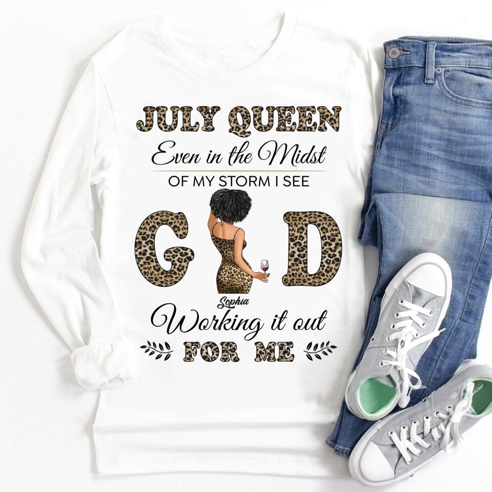 July Birthday Shirt, Custom Birthday Shirt, Queens Born In July, July Birthday Gifts, July Shirts For Woman