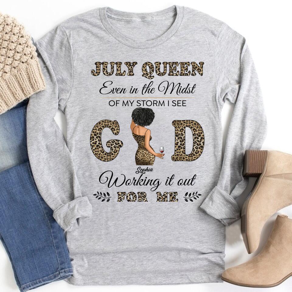 July Birthday Shirt, Custom Birthday Shirt, Queens Born In July, July Birthday Gifts, July Shirts For Woman