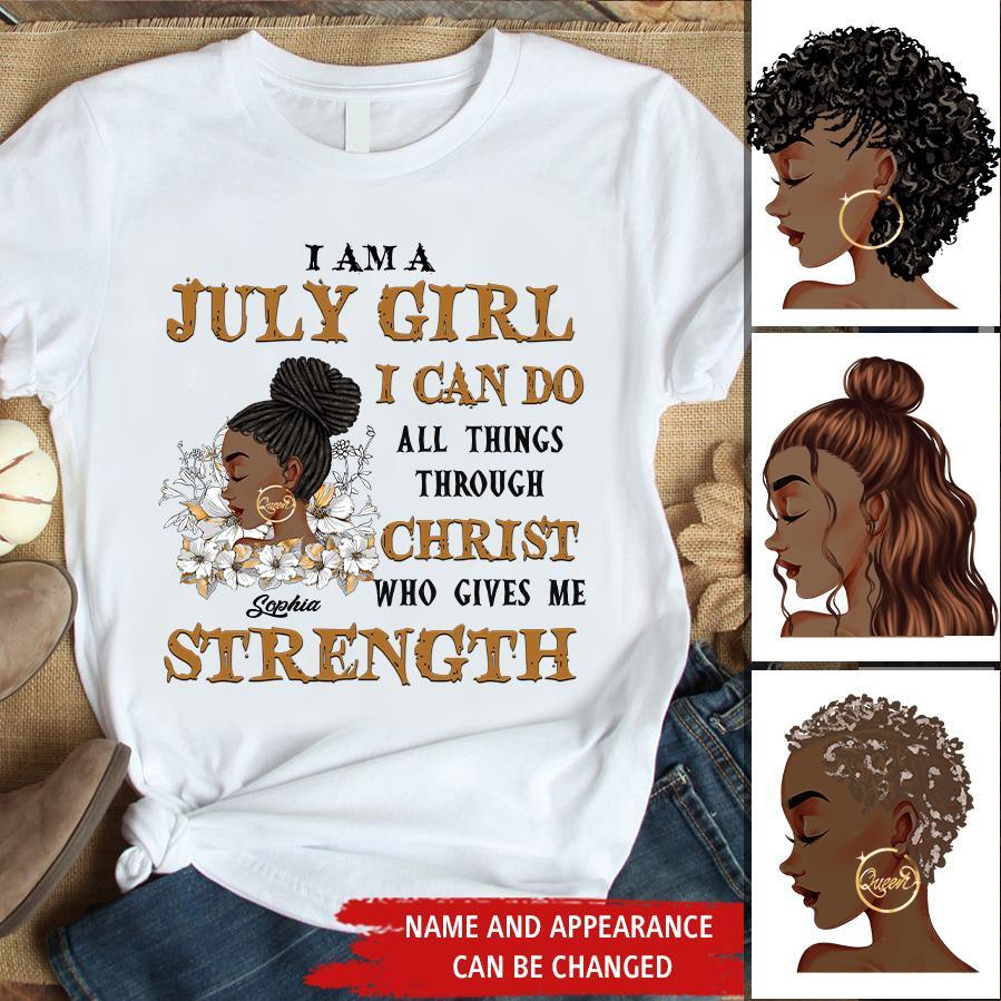 July Birthday Shirt, Custom Birthday Shirt, Queens Born In July, July Birthday Gifts, July Shirts For Woman