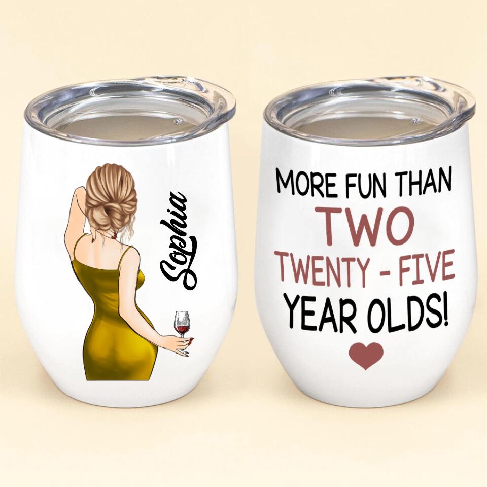 Personalized 50th Birthday Gifts, Personalized Wine Tumbler - 1972 50th Birthday Wine Tumbler, 50th Gift Ideas For Her