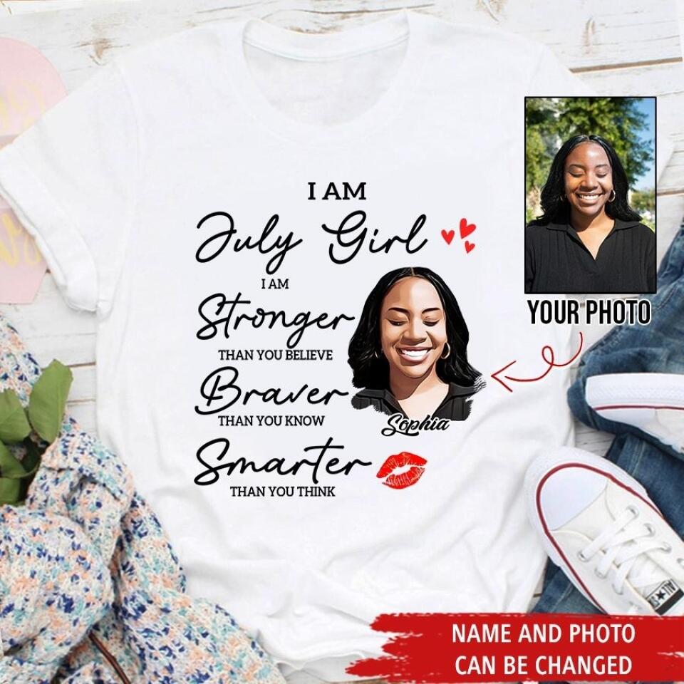 July Birthday Shirt, Custom Birthday Shirt, Queens Born In July, July Birthday Gifts, July Shirts For Woman