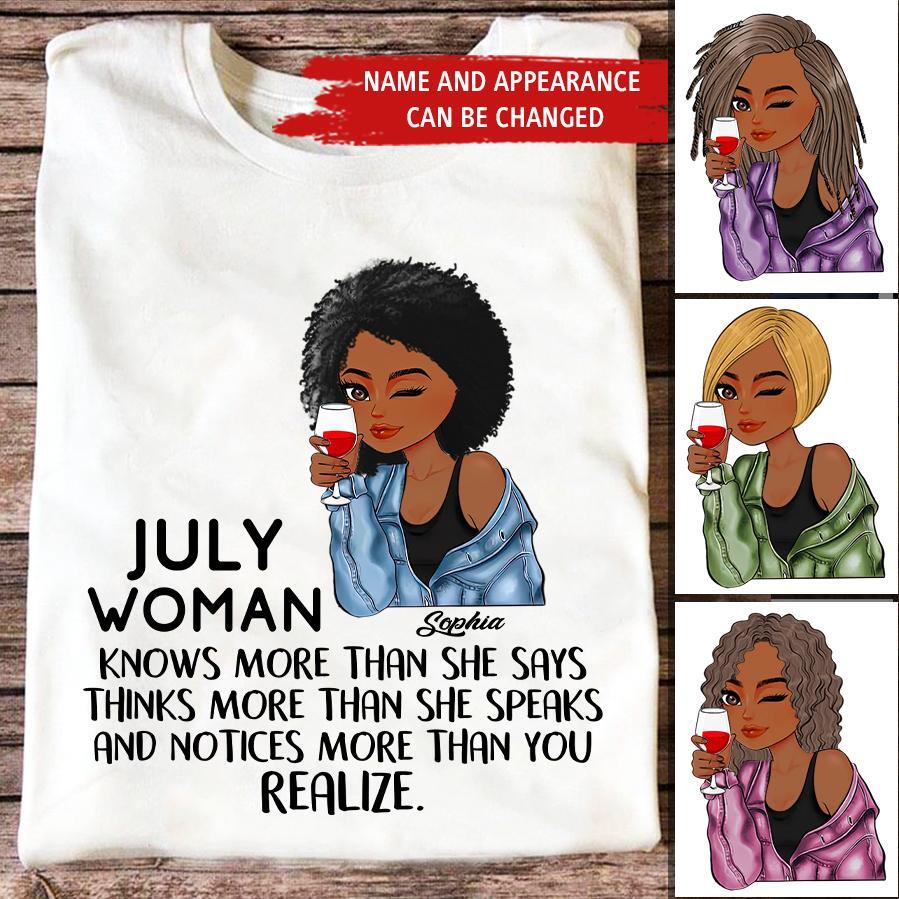 July Birthday Shirt, Custom Birthday Shirt, Queens Born In July, July Birthday Gifts, July Shirts For Woman