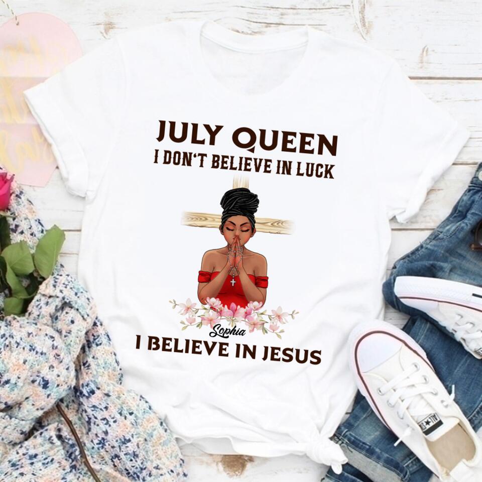 July Birthday Shirt, Custom Birthday Shirt, Queens Born In July, July Birthday Gifts, July Shirts For Woman