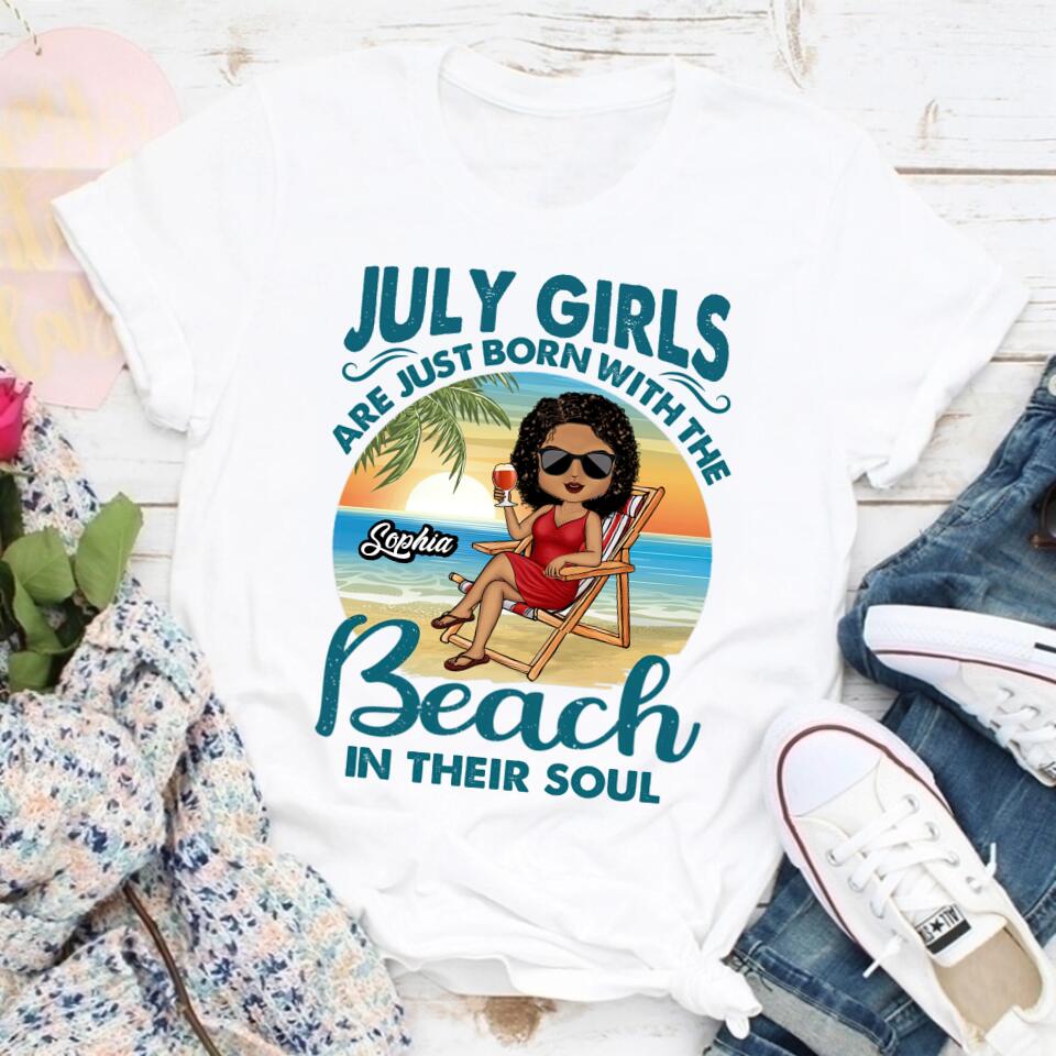 July Birthday Shirt, Custom Birthday Shirt, Queens Born In July, July Birthday Gifts, July Shirts For Woman