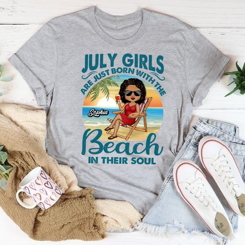 July Birthday Shirt, Custom Birthday Shirt, Queens Born In July, July Birthday Gifts, July Shirts For Woman