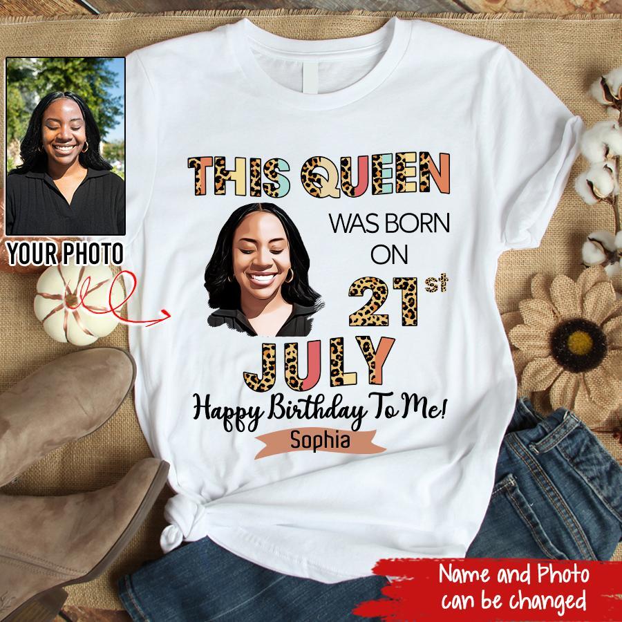 July Birthday Shirt, Custom Birthday Shirt, Queens Born In July, July Birthday Gifts, July Shirts For Woman