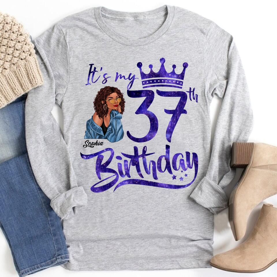 37th Birthday Shirts, Custom Birthday Shirts, Turning 37 Shirt, Gifts For Women Turning 37, 37 And Fabulous Shirt, 1986 Shirt, 37th Birthday Shirts For Her