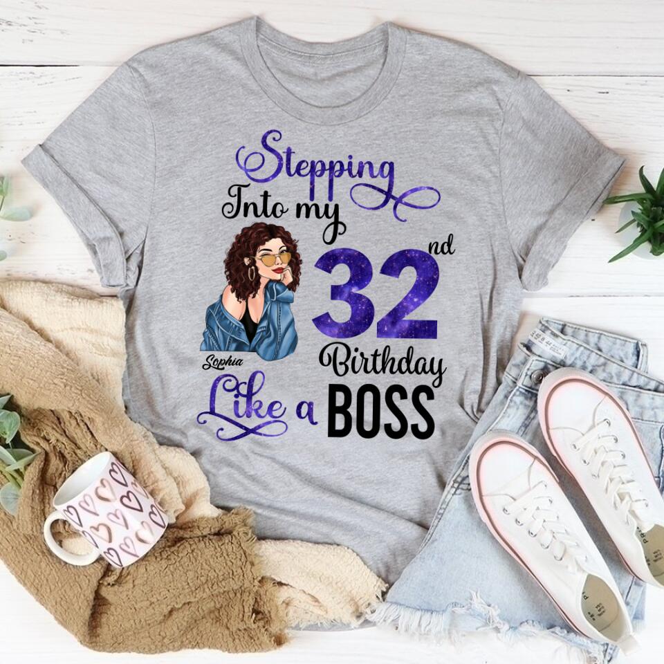 32nd Birthday Shirts, Custom Birthday Shirts, Turning 32 Shirt, Gifts For Women Turning 32, 32 And Fabulous Shirt, 1991 Shirt, 32nd Birthday Shirts For Her