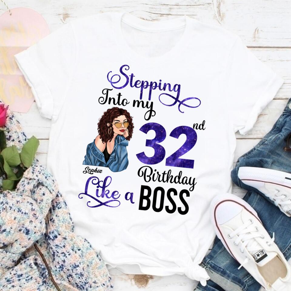 32nd Birthday Shirts, Custom Birthday Shirts, Turning 32 Shirt, Gifts For Women Turning 32, 32 And Fabulous Shirt, 1991 Shirt, 32nd Birthday Shirts For Her