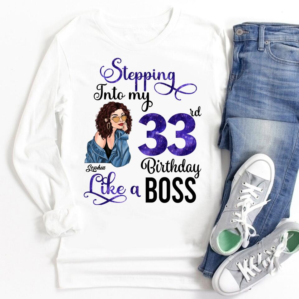 33rd Birthday Shirts, Custom Birthday Shirts, Turning 33 Shirt, Gifts For Women Turning 33, 33 And Fabulous Shirt, 1990 Shirt, 33rd Birthday Shirts For Her