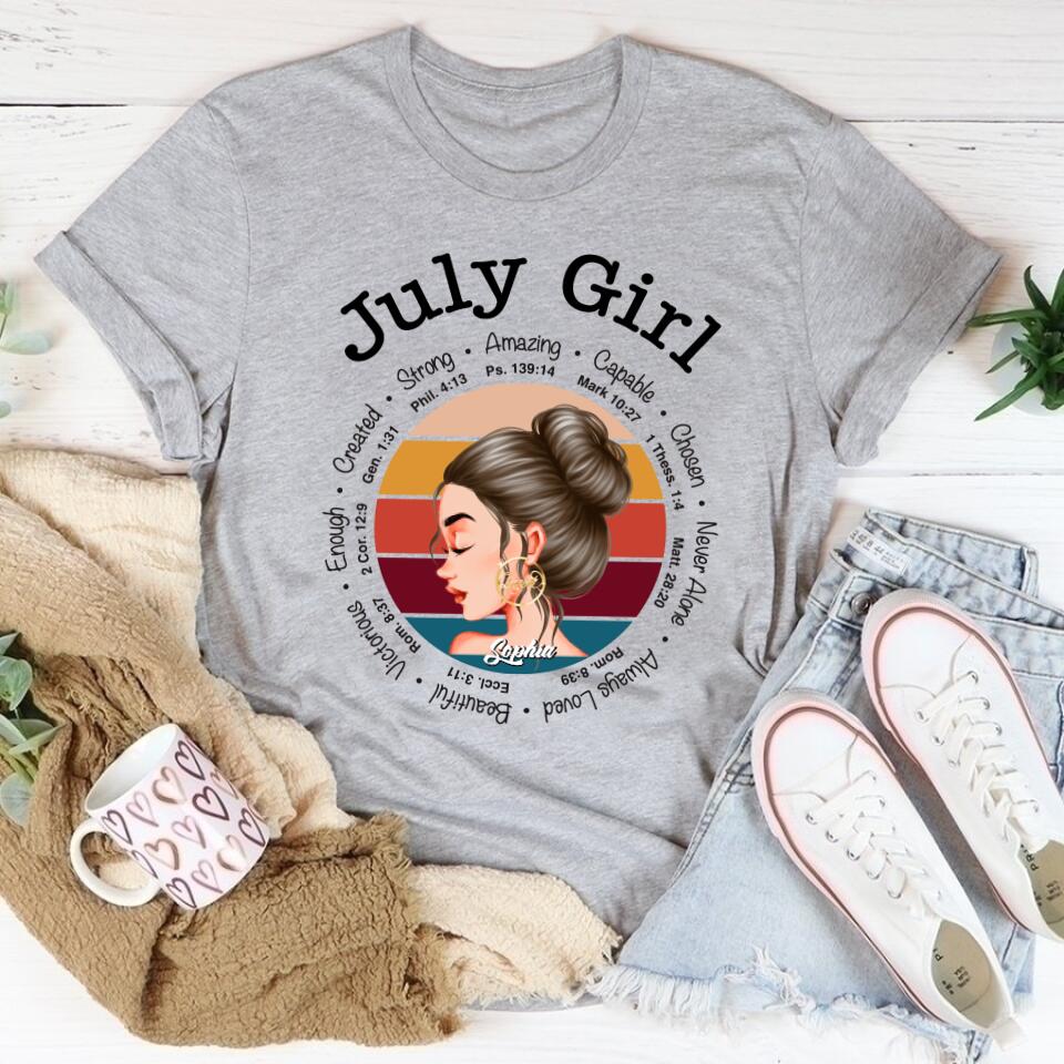 July Birthday Shirt, July Girl Custom Birthday Shirt, I&#39;m Not Old I&#39;m Classic Queens Born In July, July Birthday Shirts For Woman, July Birthday Gifts