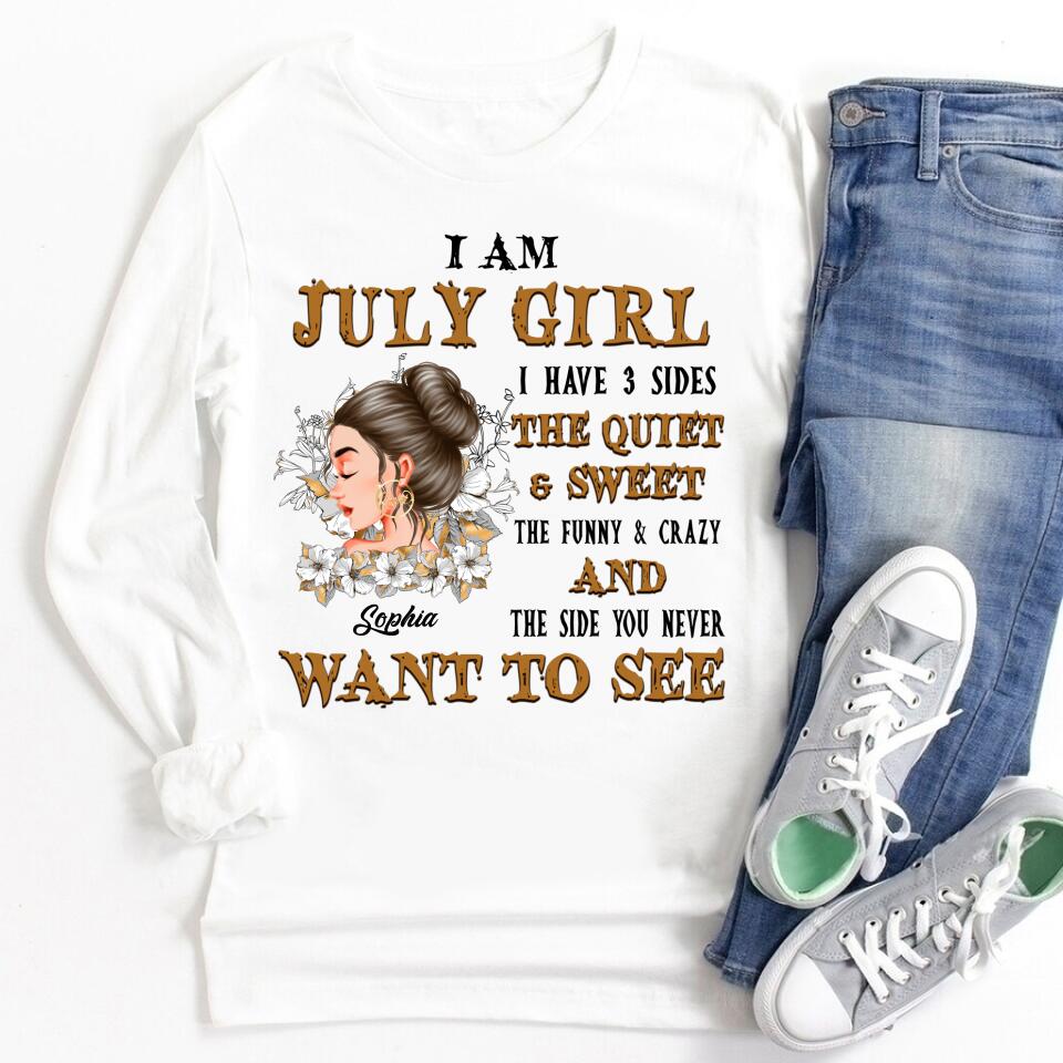 July Birthday Shirt, July Queen Custom Birthday Shirt, I&#39;m Not Old I&#39;m Classic Queens Born In July, July Birthday Shirts For Woman, July Birthday Gifts