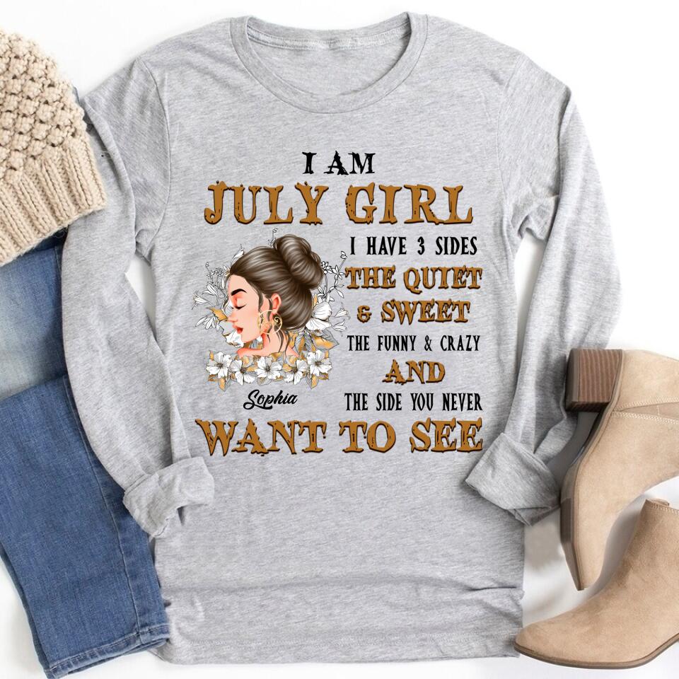 July Birthday Shirt, July Queen Custom Birthday Shirt, I&#39;m Not Old I&#39;m Classic Queens Born In July, July Birthday Shirts For Woman, July Birthday Gifts
