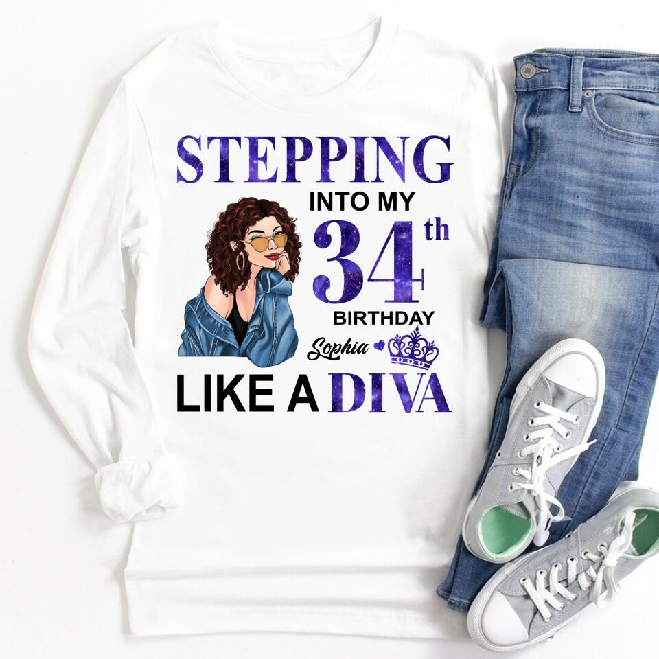 34th Birthday Shirts, Custom Birthday Shirts, Turning 34 Shirt, Gifts For Women Turning 34, 34 And Fabulous Shirt, 1989 Shirt, 34th Birthday Shirts For Her