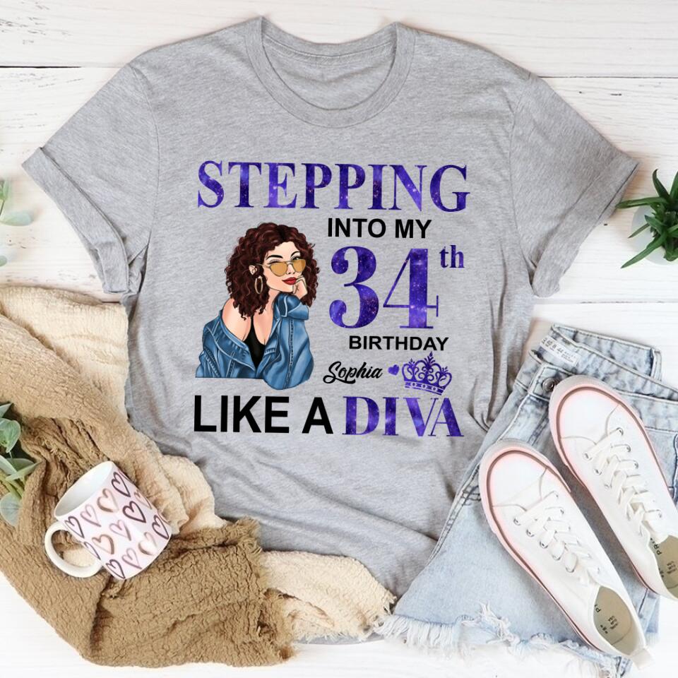 34th Birthday Shirts, Custom Birthday Shirts, Turning 34 Shirt, Gifts For Women Turning 34, 34 And Fabulous Shirt, 1989 Shirt, 34th Birthday Shirts For Her