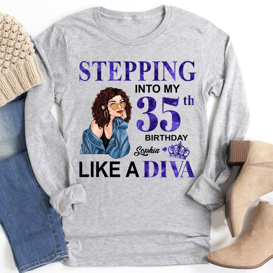 35th Birthday Shirts, Custom Birthday Shirts, Turning 35 Shirt, Gifts For Women Turning 35, 35 And Fabulous Shirt, 1988 Shirt, 35th Birthday Shirts For Her