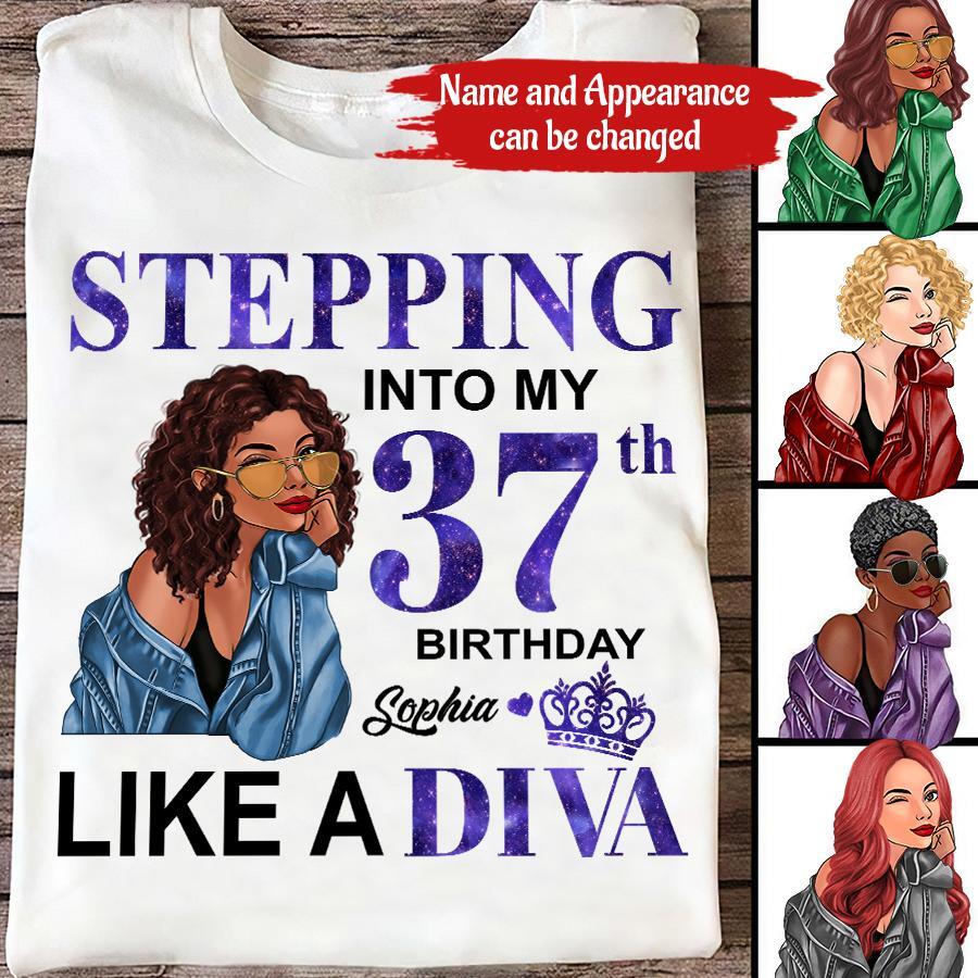 37th Birthday Shirts, Custom Birthday Shirts, Turning 37 Shirt, Gifts For Women Turning 37, 37 And Fabulous Shirt, 1986 Shirt, 37th Birthday Shirts For Her